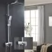 Душевая система Rose R1556F белый/хром