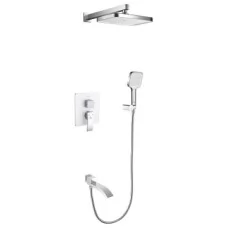 Душевая система Rose R1535F белый/х..