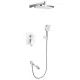 Душевая система Rose R1535F белый/хром