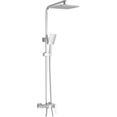 Душевая система Rose R1636F белый/хром