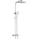 Душевая система Rose R1636F белый/хром