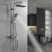 Душевая система Rose R1836T оружейная сталь