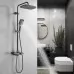 Душевая система Rose R1896H черный