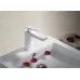 Смеситель для умывальника Rose R1601F белый/хром