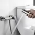Смеситель с гигиенической лейкой Rose R1805T-1 оружейная сталь