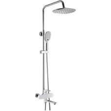 Душевая система Rose R2136F белый/хром