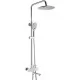 Душевая система Rose R2136F белый/хром
