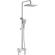 Душевая система Rose R2736F белый/хром