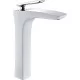 Смеситель для умывальника Rose R2711F белый/хром