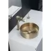 Раковина Gappo GX101-3 40х40 сатин золотой