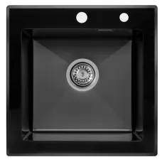 Кухонная мойка Arfeka ECO AR 500*500 GS BLACK+BLACK