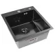 Кухонная мойка ARFEKA ECO AR 450*500 BLACK PVD NANO DECOR MILLET GRAINS