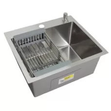 Кухонная мойка Wisent WS35044D Декор-Сатин
