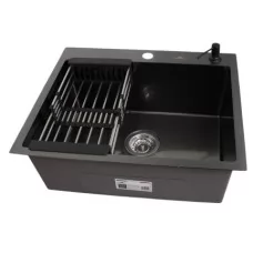 Кухонная мойка Wisent 37050BD PVD Decor Графит