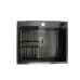 Кухонная мойка Wisent 37050BD PVD Decor Графит