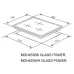 Газовая варочная панель Meferi MGH453BK GLASS POWER