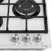Газовая варочная панель Meferi MGH453WH GLASS POWER