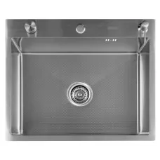  Кухонная мойка FUTUR FK 5550 Eco EMBOSSING POP-UP ECONOM Са..