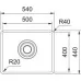 Кухонная мойка Franke Maris Quiet MQX 110-50 нержавеющая сталь