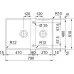 Кухонная мойка Franke Box Center Box BWX 120-41-27 127.0579.559