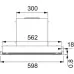 Встраиваемая вытяжка Franke T-FORM BK 60 305.0706.455 черный