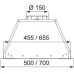 Встраиваемая вытяжка FRANKE VERA SS 52 305.0712.219 черный/нержавеющая сталь