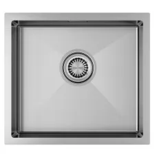 Кухонная мойка Paulmark ALLER 44 UNI PM904444-BS 44х44 браши..