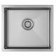 Кухонная мойка Paulmark ALLER 44 UNI PM904444-BS 44х44 брашированная сталь