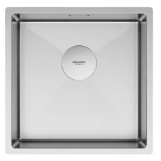 Кухонная мойка Paulmark NEXT 44 UNI PM214444-BS 44х44 нержавеющая сталь