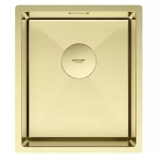 Кухонная мойка Paulmark NEXT 38 UNI PM213844-LG 38х44 светлое золото