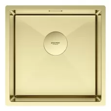 Кухонная мойка Paulmark NEXT 44 UNI PM214444-LG 44х44 светлое золото