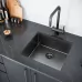 Кухонная мойка Paulmark NEXT 48 UNI PM214844-GM 48х44 вороненая сталь