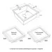 Кухонная мойка Paulmark NEXT 44 UNI PM214444-LG 44х44 светлое золото