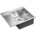 Кухонная мойка Paulmark KRONER 59F PM225951-BSR 59х51 нержавеющая сталь