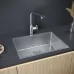 Кухонная мойка Paulmark NEXT 58 UNI PM215844-BS 58х44 нержавеющая сталь