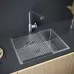 Кухонная мойка Paulmark NEXT 58 UNI PM215844-BS 58х44 нержавеющая сталь