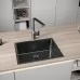 Кухонная мойка Paulmark NEXT 54 UNI PM215444-GM 54х44 вороненая сталь