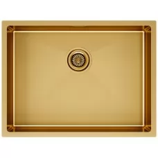 Кухонная мойка Paulmark NEXT 58 UNI PM215844-BG 58х44 брашированное золото