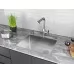 Кухонная мойка Paulmark NEXT-SKEW 54 UNI PM885444-BS 54х44 нержавеющая сталь