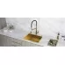 Кухонная мойка Paulmark NEXT-SKEW 58 UNI PM885844-BG 58х44 брашированное золото