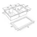 Кухонная мойка Paulmark GERBERG 78/2 UNI PM237844-BS 78х44 брашированная нержавеющая сталь