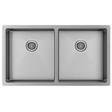 Кухонная мойка Paulmark GERBERG 78/2 UNI PM237844-BS 78х44 б..