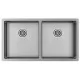 Кухонная мойка Paulmark GERBERG 78/2 UNI PM237844-BS 78х44 брашированная нержавеющая сталь