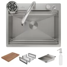Кухонная мойка Roxen Stage Plus 560250-60 60х48 Satin