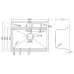 Кухонная мойка Roxen Stage Plus 560250-60B 60х48 Графит