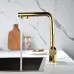 Смеситель для кухни под фильтр Paulmark Serpentine Se213222-G золото