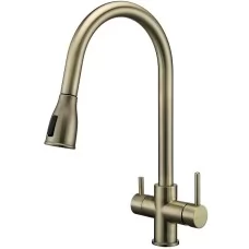 Смеситель для кухни под фильтр Paulmark Lange La214212-BR бронза