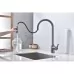 Смеситель для кухни под фильтр Paulmark Universal Un213880-GM вороненая сталь