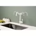 Смеситель для кухни под фильтр Paulmark Retro Re213226-431 белый матовый