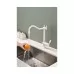 Смеситель для кухни под фильтр Paulmark Retro Re213226-431 белый матовый
